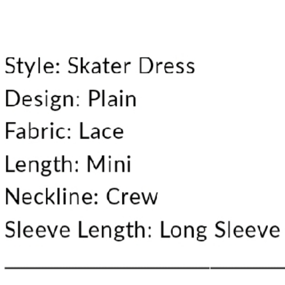 NWT Boutique Lace Ruffle Skater Dress - Picture 4 of 4